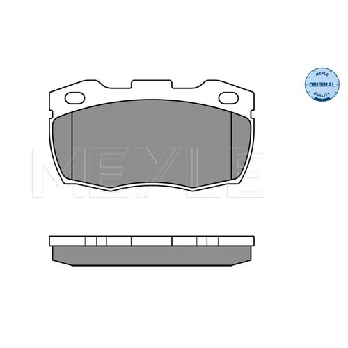 Sada brzdových platničiek kotúčovej brzdy MEYLE 025 215 1918 - obr. 1
