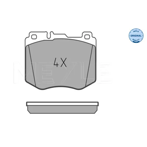 Sada brzdových platničiek kotúčovej brzdy MEYLE 025 220 4718 - obr. 1