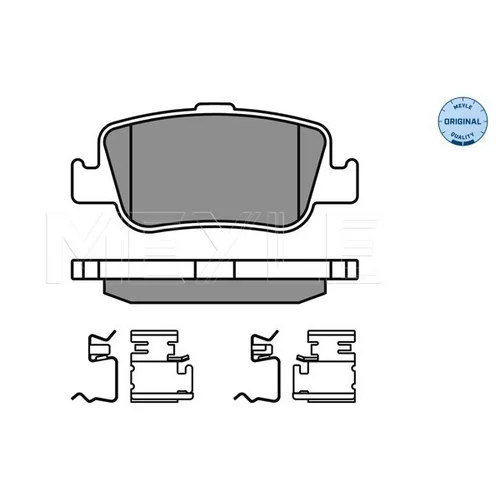 Sada brzdových platničiek kotúčovej brzdy MEYLE 025 246 6415/W - obr. 1