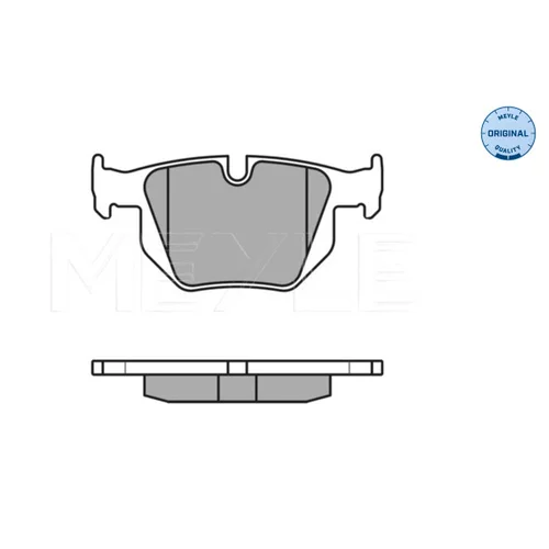 Sada brzdových platničiek kotúčovej brzdy MEYLE 025 235 5017 - obr. 1