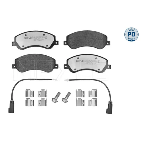 Sada brzdových platničiek kotúčovej brzdy MEYLE 025 244 8419/PD