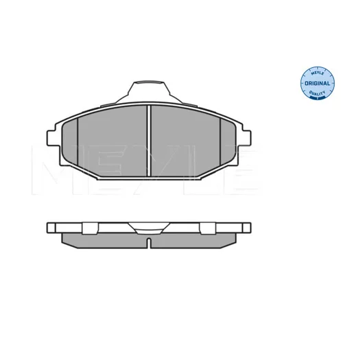 Sada brzdových platničiek kotúčovej brzdy MEYLE 025 235 1816/W