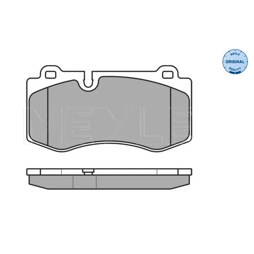 Sada brzdových platničiek kotúčovej brzdy MEYLE 025 239 6018 - obr. 1
