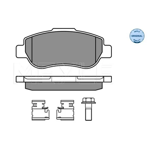 Sada brzdových platničiek kotúčovej brzdy MEYLE 025 240 7217/W - obr. 1