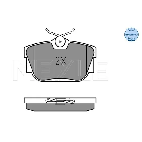 Sada brzdových platničiek kotúčovej brzdy 025 234 4616/W /MEYLE/ - obr. 2