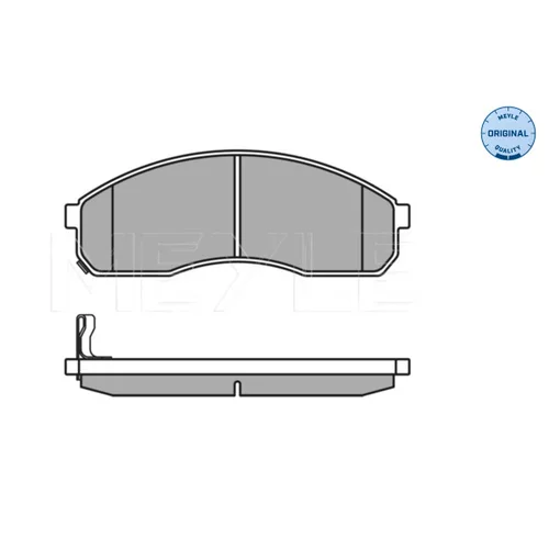 Sada brzdových platničiek kotúčovej brzdy MEYLE 025 236 4916/W - obr. 2
