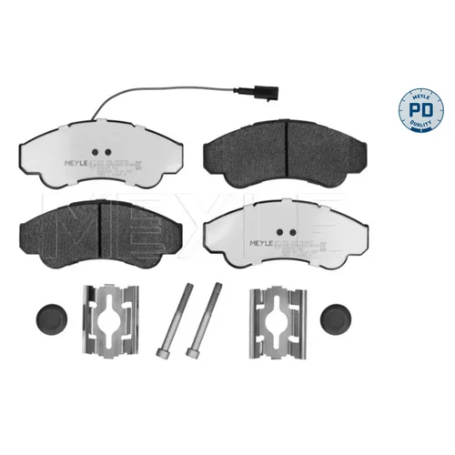 Sada brzdových platničiek kotúčovej brzdy MEYLE 025 239 1919/PD
