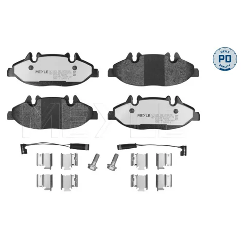 Sada brzdových platničiek kotúčovej brzdy MEYLE 025 240 0720/PD