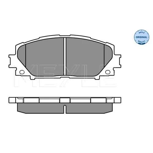Sada brzdových platničiek kotúčovej brzdy MEYLE 025 243 4717 - obr. 1