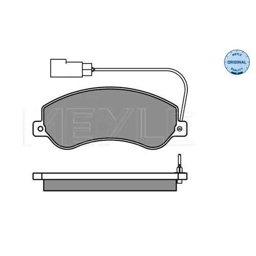 Sada brzdových platničiek kotúčovej brzdy MEYLE 025 244 8419/W - obr. 2