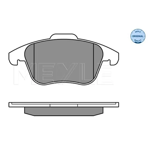 Sada brzdových platničiek kotúčovej brzdy MEYLE 025 245 5719 - obr. 1
