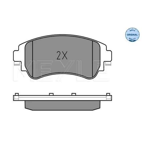 Sada brzdových platničiek kotúčovej brzdy MEYLE 025 252 2018 - obr. 2