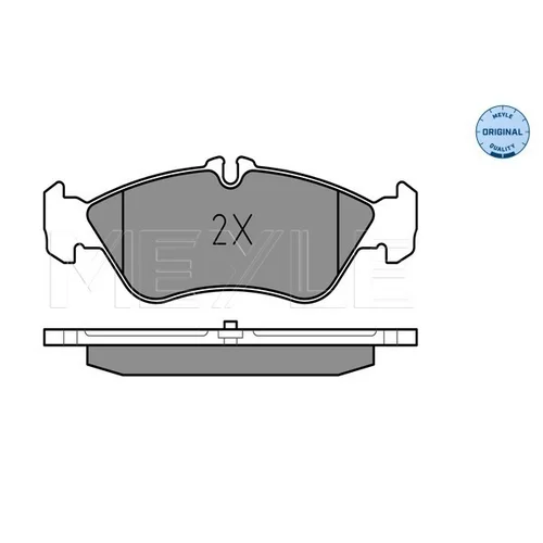 Sada brzdových platničiek kotúčovej brzdy MEYLE 025 215 9218 - obr. 2