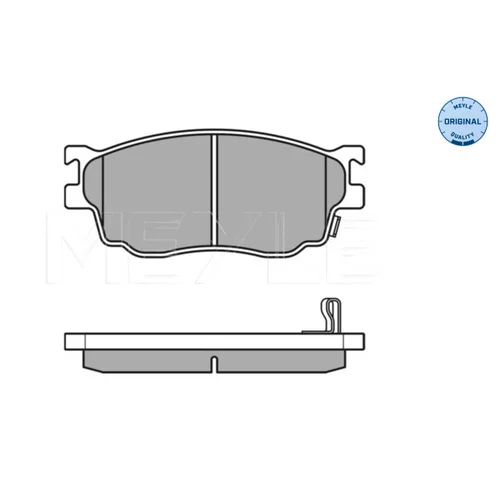 Sada brzdových platničiek kotúčovej brzdy MEYLE 025 237 7716/W - obr. 3