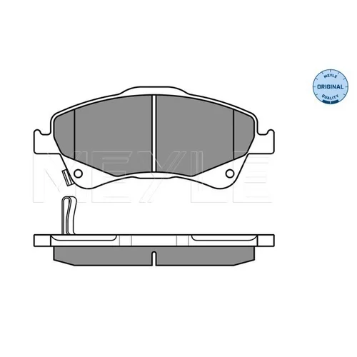 Sada brzdových platničiek kotúčovej brzdy MEYLE 025 242 0419/W - obr. 3