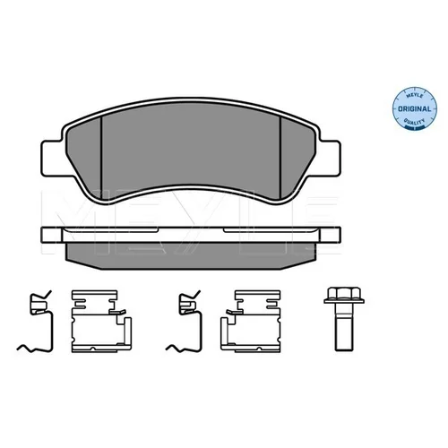 Sada brzdových platničiek kotúčovej brzdy MEYLE 025 244 6519 - obr. 1