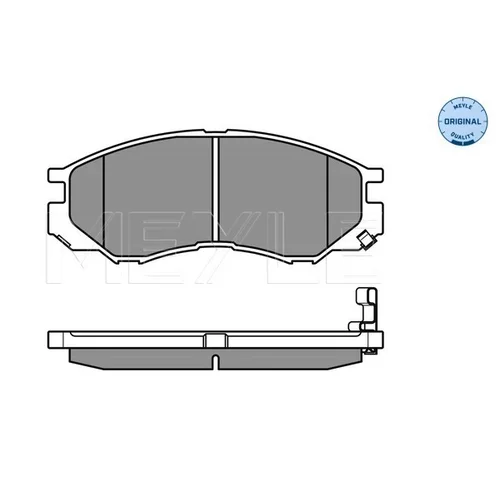 Sada brzdových platničiek kotúčovej brzdy MEYLE 025 232 9015/W - obr. 3