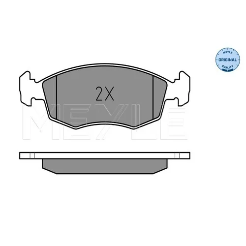 Sada brzdových platničiek kotúčovej brzdy MEYLE 025 235 5218 - obr. 2
