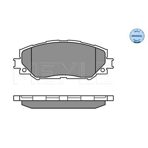 Sada brzdových platničiek kotúčovej brzdy MEYLE 025 243 3617 - obr. 1