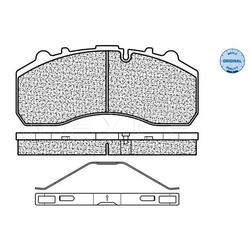 Sada brzdových platničiek kotúčovej brzdy MEYLE 025 290 8730 - obr. 1
