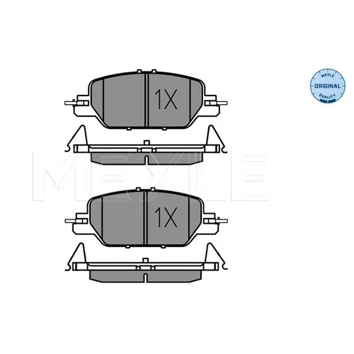 Sada brzdových platničiek kotúčovej brzdy MEYLE 025 228 5216 - obr. 2