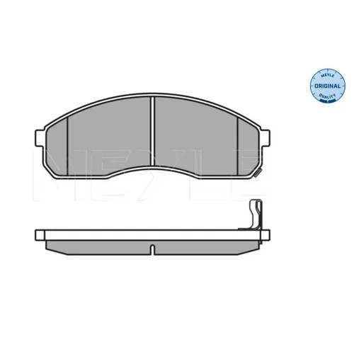 Sada brzdových platničiek kotúčovej brzdy MEYLE 025 236 4916/W - obr. 3