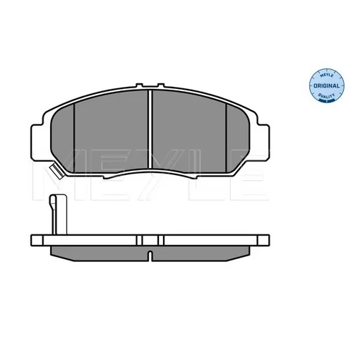 Sada brzdových platničiek kotúčovej brzdy MEYLE 025 237 2916/W - obr. 2