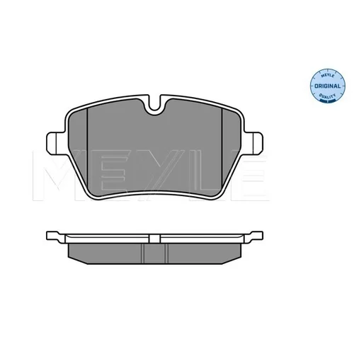Sada brzdových platničiek kotúčovej brzdy MEYLE 025 239 8418 - obr. 2