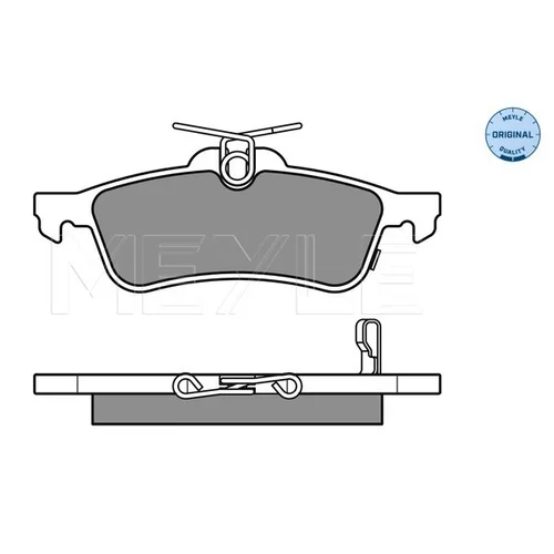 Sada brzdových platničiek kotúčovej brzdy MEYLE 025 245 7415/W - obr. 3