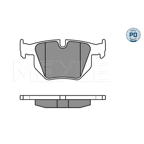 Sada brzdových platničiek kotúčovej brzdy MEYLE 025 212 8217/PD - obr. 1