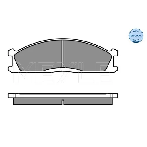 Sada brzdových platničiek kotúčovej brzdy MEYLE 025 213 4717 - obr. 1