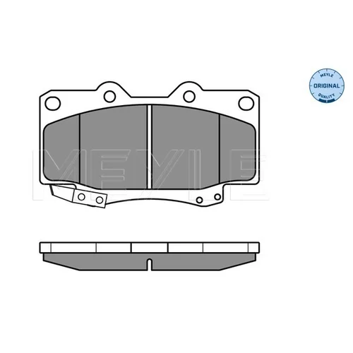 Sada brzdových platničiek kotúčovej brzdy MEYLE 025 216 7915/W - obr. 2