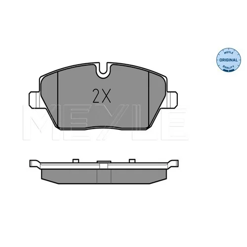 Sada brzdových platničiek kotúčovej brzdy MEYLE 025 239 1517 - obr. 2