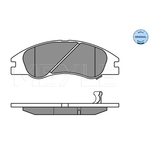 Sada brzdových platničiek kotúčovej brzdy MEYLE 025 242 1817/W - obr. 3