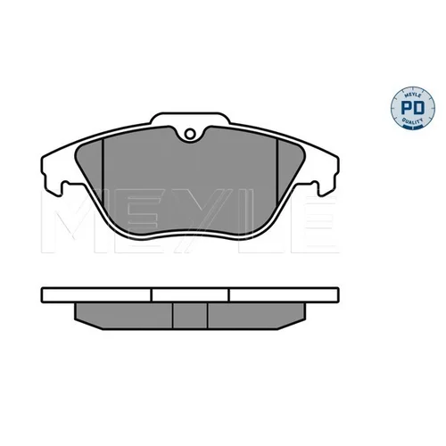 Sada brzdových platničiek kotúčovej brzdy MEYLE 025 242 5317/PD - obr. 2
