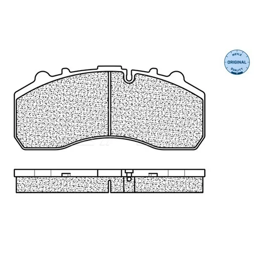 Sada brzdových platničiek kotúčovej brzdy MEYLE 025 290 8730 - obr. 2
