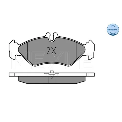 Sada brzdových platničiek kotúčovej brzdy MEYLE 025 216 2117 - obr. 2