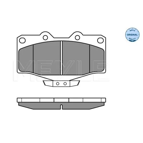 Sada brzdových platničiek kotúčovej brzdy MEYLE 025 216 7915/W - obr. 1