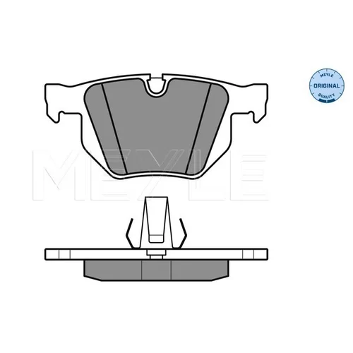 Sada brzdových platničiek kotúčovej brzdy MEYLE 025 234 4717 - obr. 2