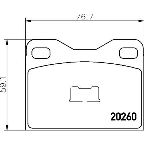 Sada brzdových platničiek kotúčovej brzdy MINTEX MDB1103