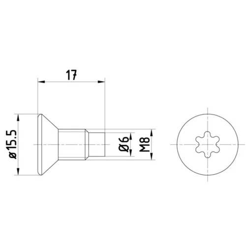 Skrutka brzdového kotúča MINTEX TPM0004