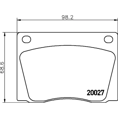 Sada brzdových platničiek kotúčovej brzdy MINTEX MGB522