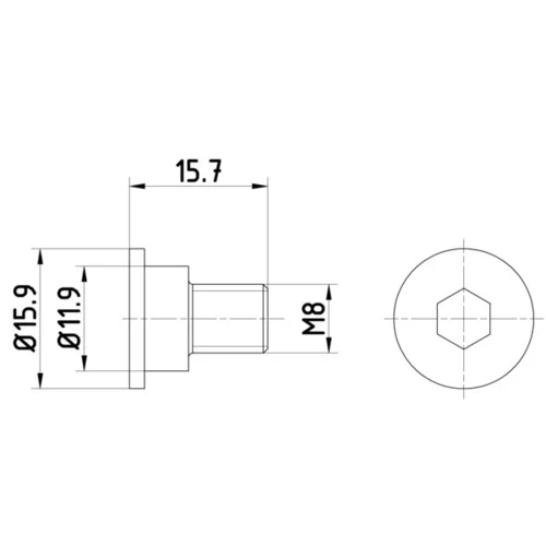 Skrutka brzdového kotúča MINTEX TPM0003