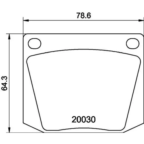 Sada brzdových platničiek kotúčovej brzdy MINTEX MGB525