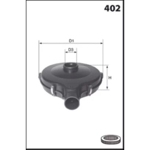 Vzduchový filter MISFAT R110 - obr. 1