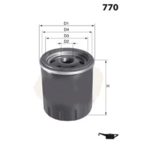 Olejový filter MISFAT Z144A - obr. 1