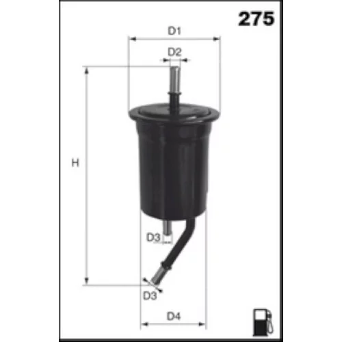 Palivový filter MISFAT E135