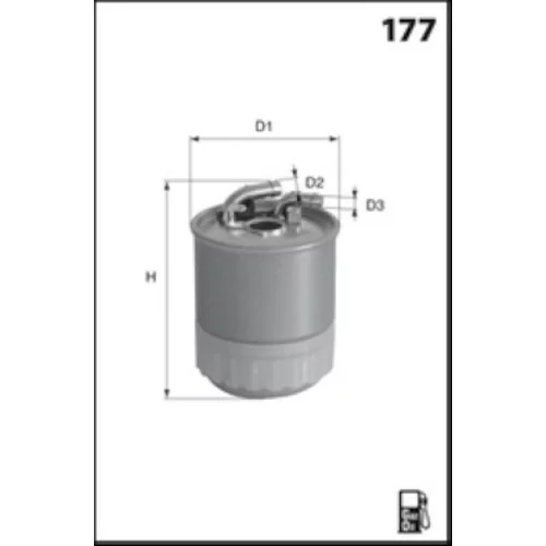 Palivový filter MISFAT M310 - obr. 1