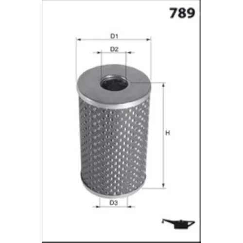 Olejový filter MISFAT L431 - obr. 1