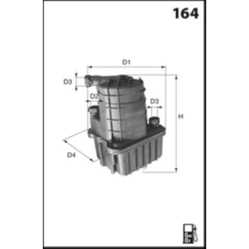 Palivový filter F120A /MISFAT/ - obr. 1